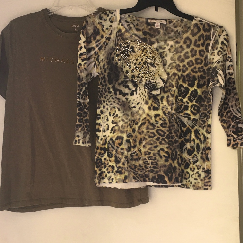 BOGO Michael Kors Olive 1X & M Collection Tiger PL
